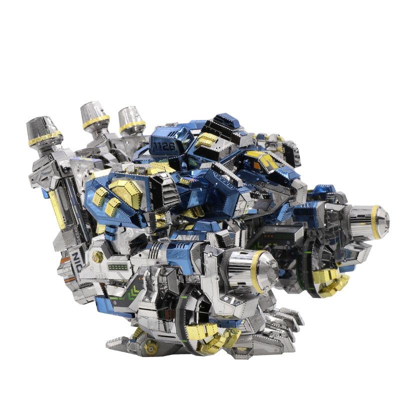 鋼鐵火星人益智玩具★ 星海爭霸-奧神戰甲 ★拼酷★MU藝模★3D立體金屬拼圖★DIY金屬模型-細節圖6