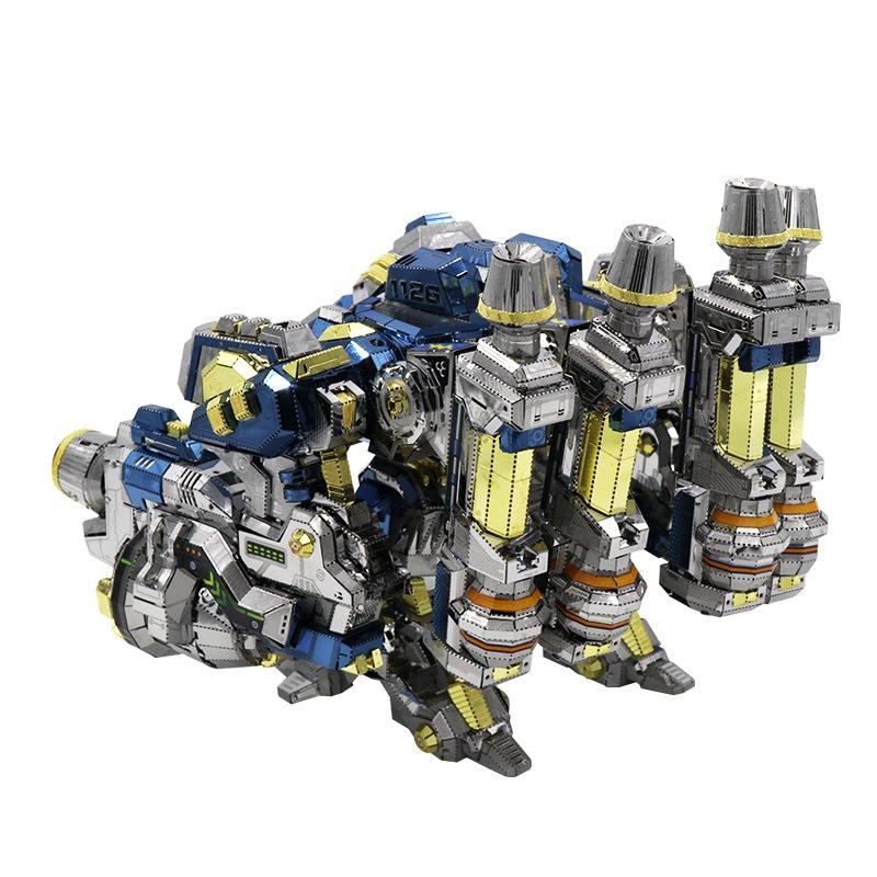 鋼鐵火星人益智玩具★ 星海爭霸-奧神戰甲 ★拼酷★MU藝模★3D立體金屬拼圖★DIY金屬模型-細節圖8