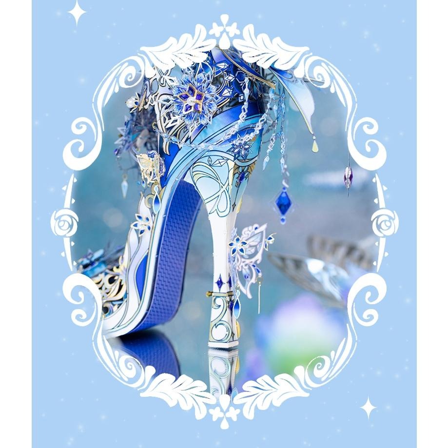 鋼鐵火星人益智玩具★ 灰姑娘水晶鞋★拼酷★MU藝模★3D立體金屬拼圖★DIY金屬模型-細節圖6