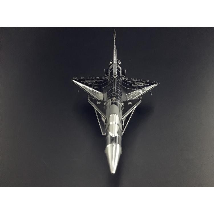 鋼鐵火星人益智玩具★ 殲10戰機 ★拼酷★MU藝模★3D立體金屬拼圖★DIY金屬模型-細節圖4