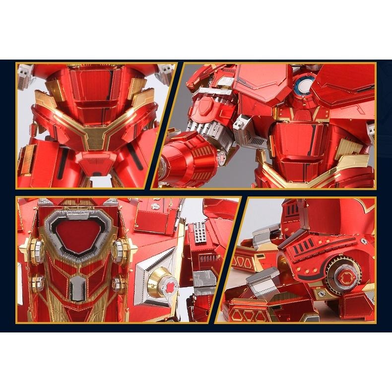 鋼鐵火星人益智玩具★ 反浩克裝甲鋼鐵人 ★拼酷★MU藝模★3D立體金屬拼圖★DIY金屬模型-細節圖7