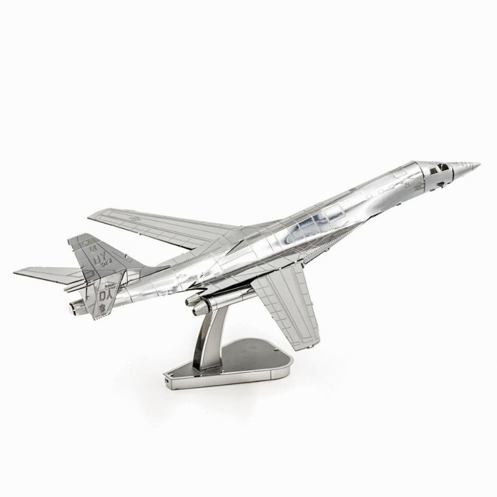 鋼鐵火星人益智玩具★ B-1B 槍騎兵轟炸機 ★拼酷★MU藝模★3D立體金屬拼圖★DIY金屬模型-細節圖5