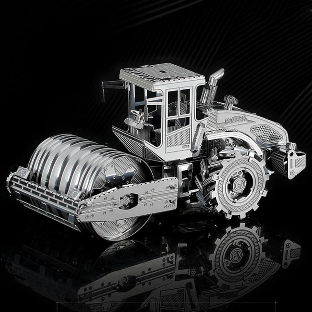 鋼鐵火星人益智玩具★ 壓路機 ★拼酷★MU藝模★3D立體金屬拼圖★DIY金屬模型-細節圖3