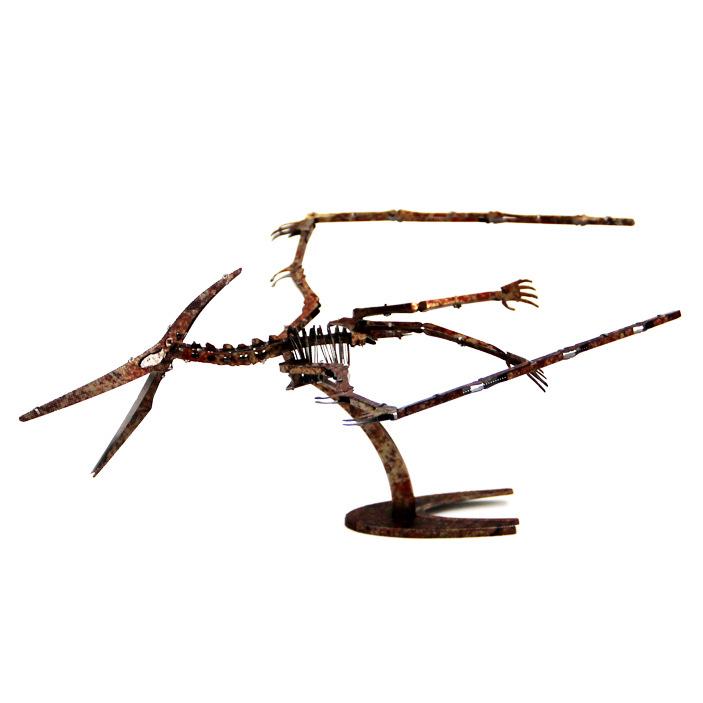 鋼鐵火星人益智玩具★ 侏儸紀-骨化石 ★拼酷★MU藝模★3D立體金屬拼圖★DIY金屬模型-細節圖4