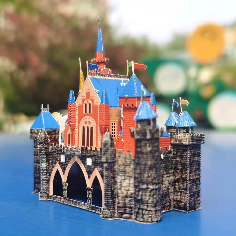 鋼鐵火星人益智玩具★ 灰姑娘城堡-睡美人城堡 ★拼酷★MU藝模★3D立體金屬拼圖★DIY金屬模型-細節圖2