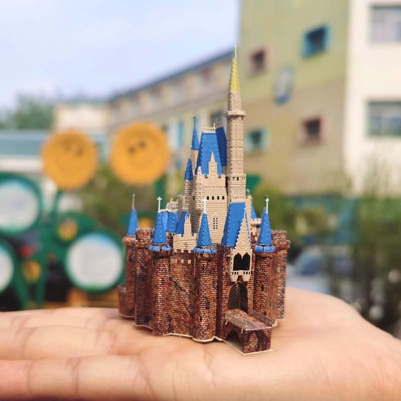 鋼鐵火星人益智玩具★ 灰姑娘城堡-睡美人城堡 ★拼酷★MU藝模★3D立體金屬拼圖★DIY金屬模型-細節圖6