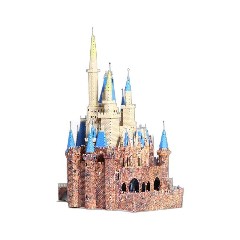 鋼鐵火星人益智玩具★ 灰姑娘城堡-睡美人城堡 ★拼酷★MU藝模★3D立體金屬拼圖★DIY金屬模型-細節圖7