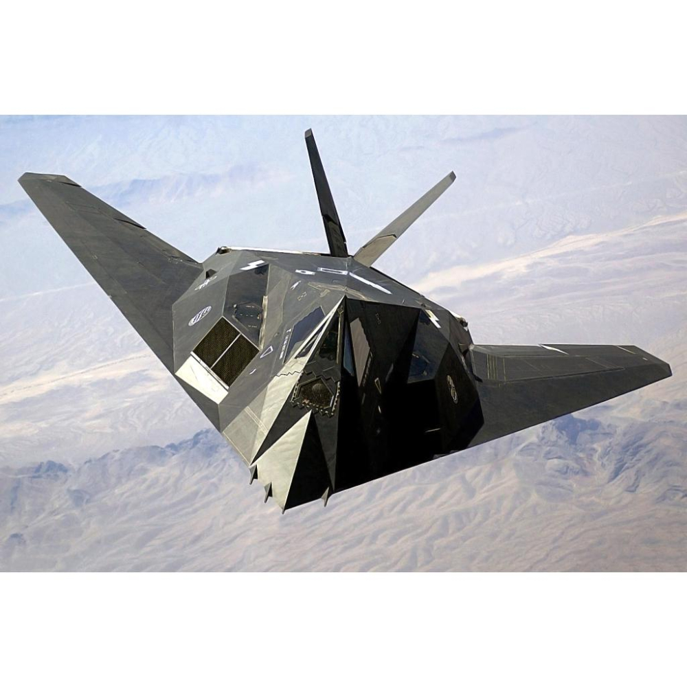 鋼鐵火星人益智玩具★ F-117 夜鷹匿蹤戰鬥機 ★拼酷★MU藝模★3D立體金屬拼圖★DIY金屬模型-細節圖5