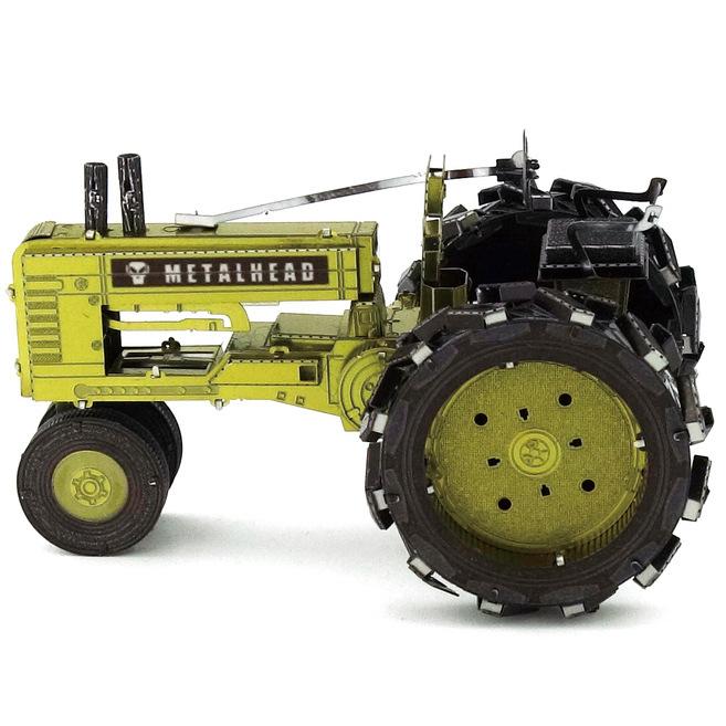 鋼鐵火星人益智玩具★ 農用拖拉機 ★拼酷★MU藝模★3D立體金屬拼圖★DIY金屬模型-細節圖5