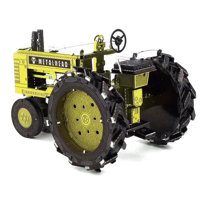 鋼鐵火星人益智玩具★ 農用拖拉機 ★拼酷★MU藝模★3D立體金屬拼圖★DIY金屬模型-細節圖7