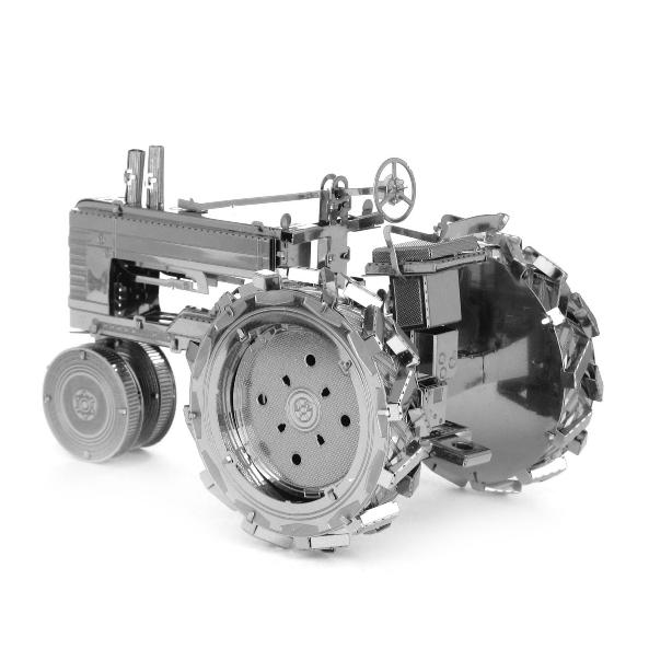 鋼鐵火星人益智玩具★ 農用拖拉機 ★拼酷★MU藝模★3D立體金屬拼圖★DIY金屬模型-細節圖8