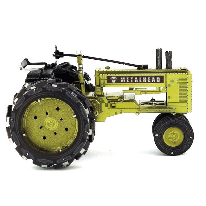 鋼鐵火星人益智玩具★ 農用拖拉機 ★拼酷★MU藝模★3D立體金屬拼圖★DIY金屬模型-細節圖9