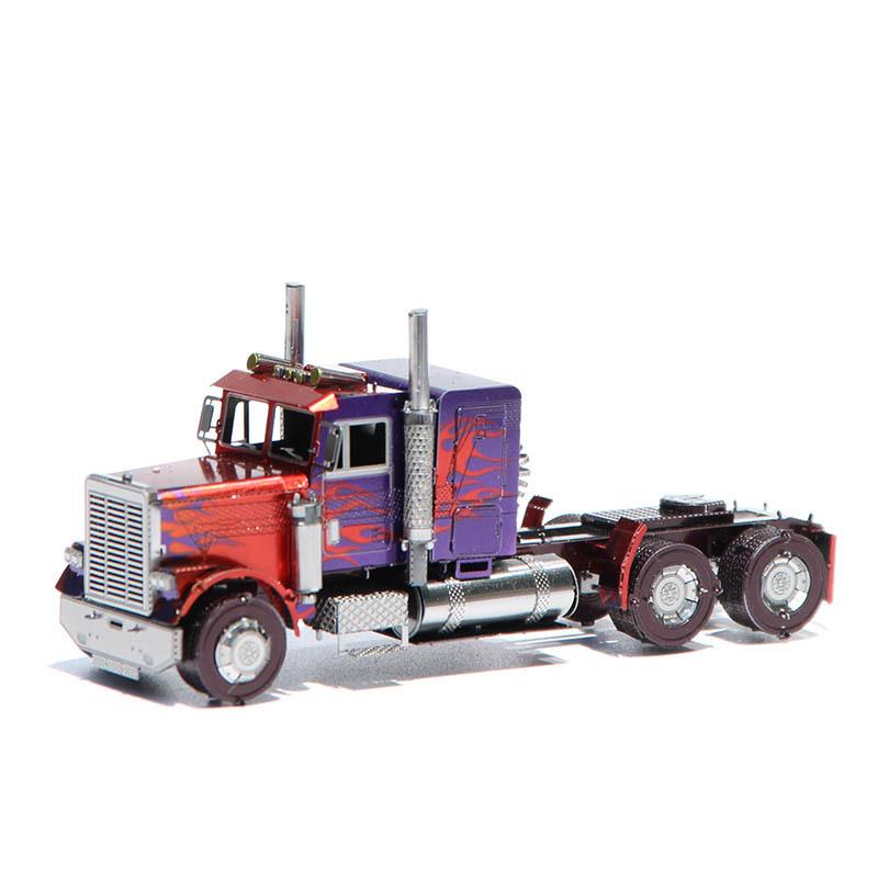 鋼鐵火星人益智玩具★ FLC長鼻子卡車 ★拼酷★MU藝模★3D立體金屬拼圖★DIY金屬模型-細節圖4