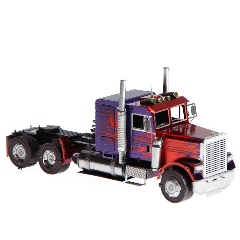 鋼鐵火星人益智玩具★ FLC長鼻子卡車 ★拼酷★MU藝模★3D立體金屬拼圖★DIY金屬模型-細節圖6