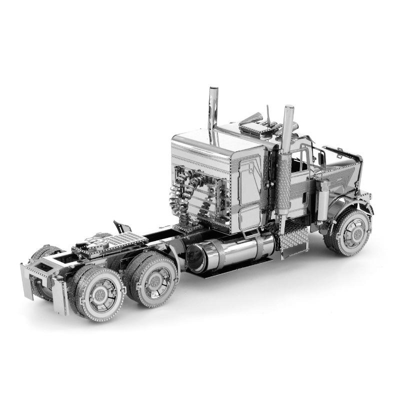 鋼鐵火星人益智玩具★ FLC長鼻子卡車 ★拼酷★MU藝模★3D立體金屬拼圖★DIY金屬模型-細節圖8