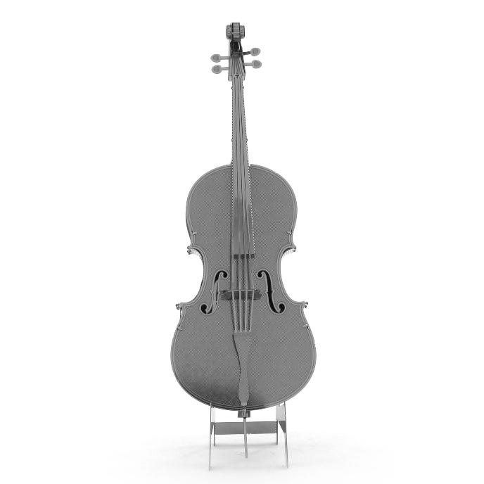 鋼鐵火星人益智玩具★ 低音大提琴 ★拼酷★MU藝模★3D立體金屬拼圖★DIY金屬模型-細節圖8