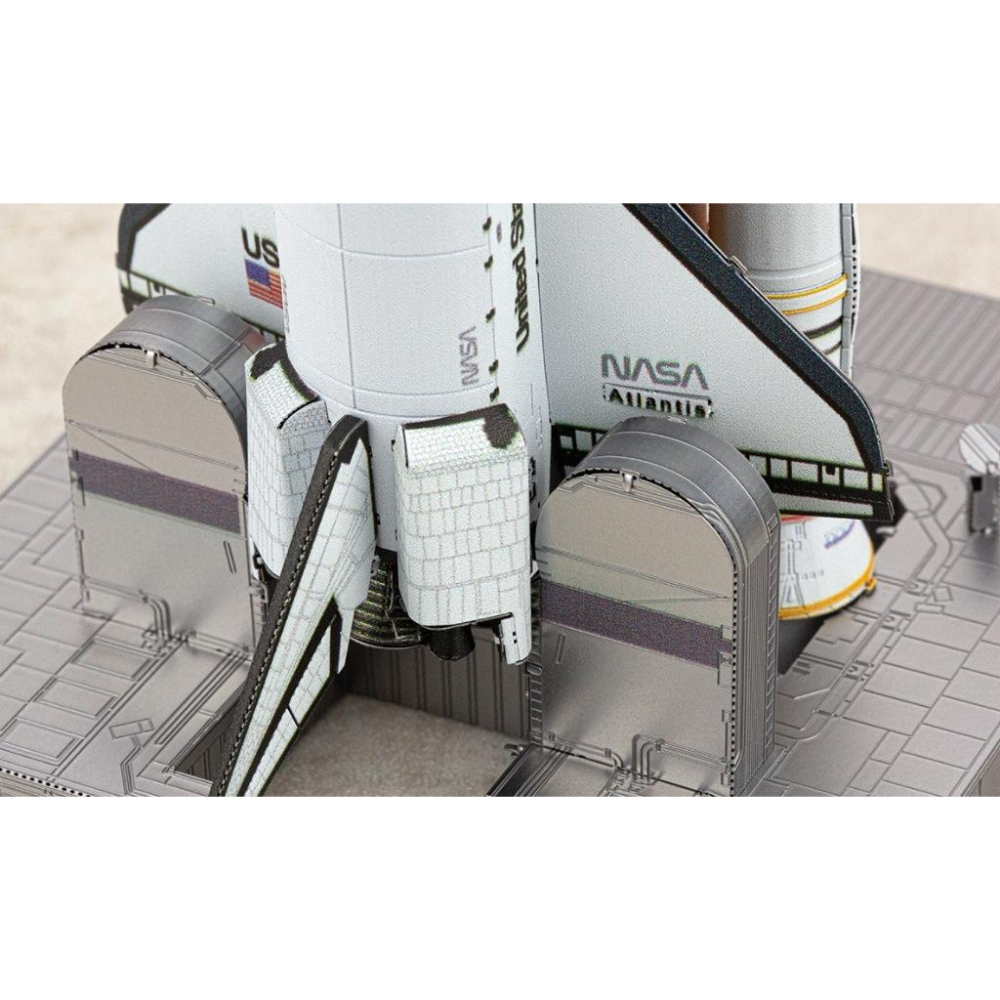 鋼鐵火星人益智玩具★ 太空梭發射套件 ★拼酷★MU藝模★3D立體金屬拼圖★DIY金屬模型-細節圖7