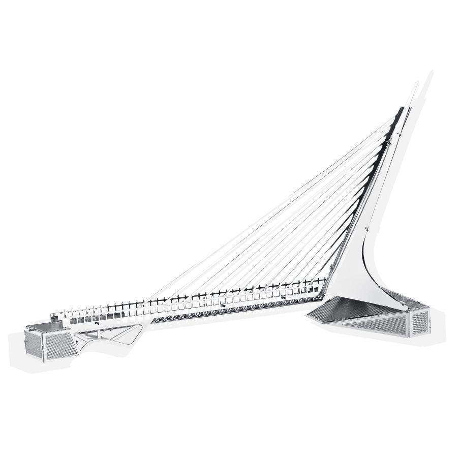 鋼鐵火星人益智玩具★ 加州日晷橋 ★拼酷★MU藝模★3D立體金屬拼圖★DIY金屬模型-細節圖2