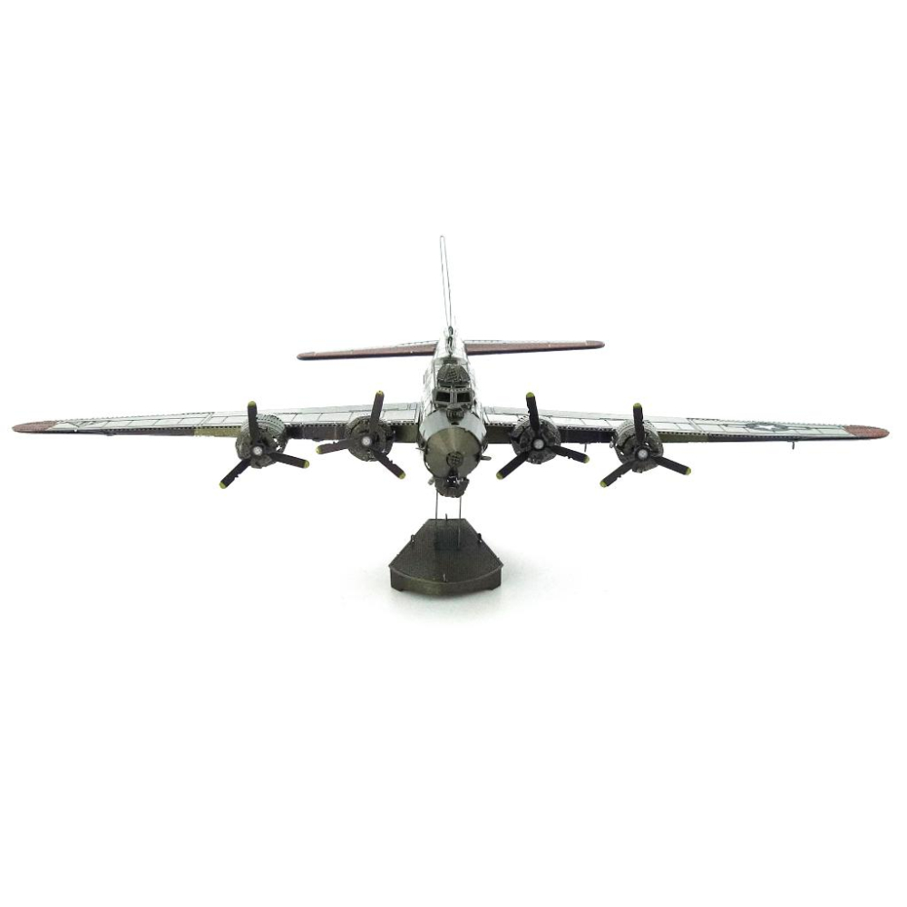 鋼鐵火星人益智玩具★ B-17轟炸機(空中堡壘) ★拼酷★MU藝模★3D立體金屬拼圖★DIY金屬模型-細節圖6