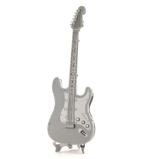 鋼鐵火星人益智玩具★ 貝斯 - 吉他 ★拼酷★MU藝模★3D立體金屬拼圖★DIY金屬模型-細節圖8