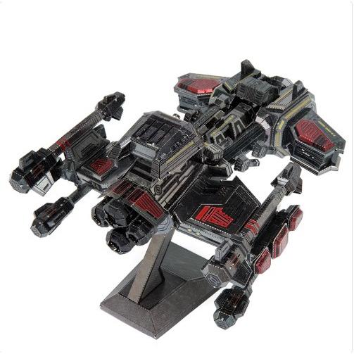 MARS益智玩具◎ 星海爭霸-人族戰艦 ◎拼酷◎MU藝模◎3D立體金屬拼圖◎DIY金屬模型-細節圖2