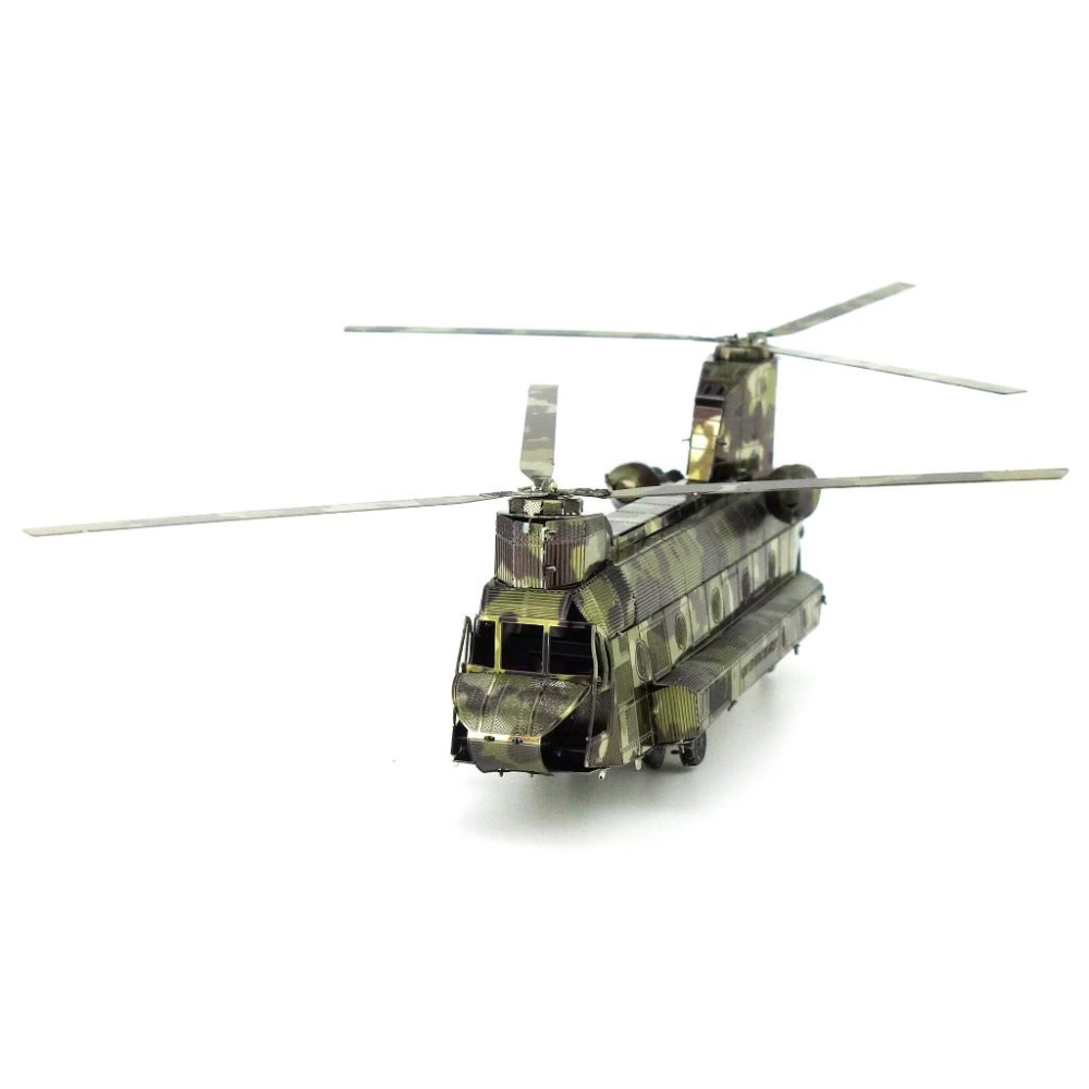 鋼鐵火星人益智玩具★ CH47契努克重型運輸直升機 ★拼酷★MU藝模★3D立體金屬拼圖★DIY金屬模型-細節圖5