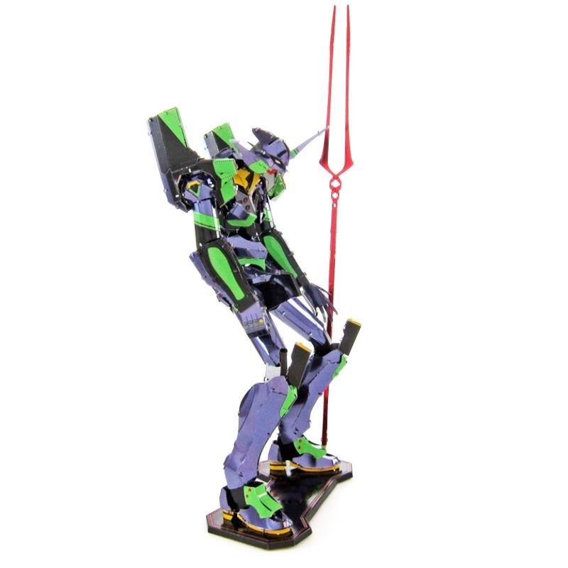 鋼鐵火星人益智玩具★ Eva 01 初號機 ★拼酷★MU藝模★3D立體金屬拼圖★DIY金屬模型-細節圖3
