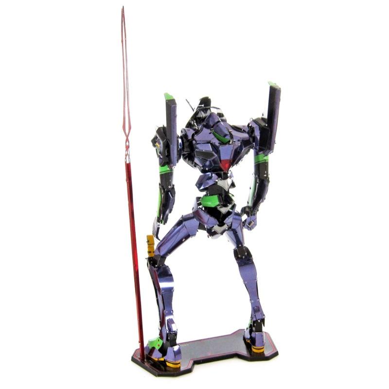 鋼鐵火星人益智玩具★ Eva 01 初號機 ★拼酷★MU藝模★3D立體金屬拼圖★DIY金屬模型-細節圖4