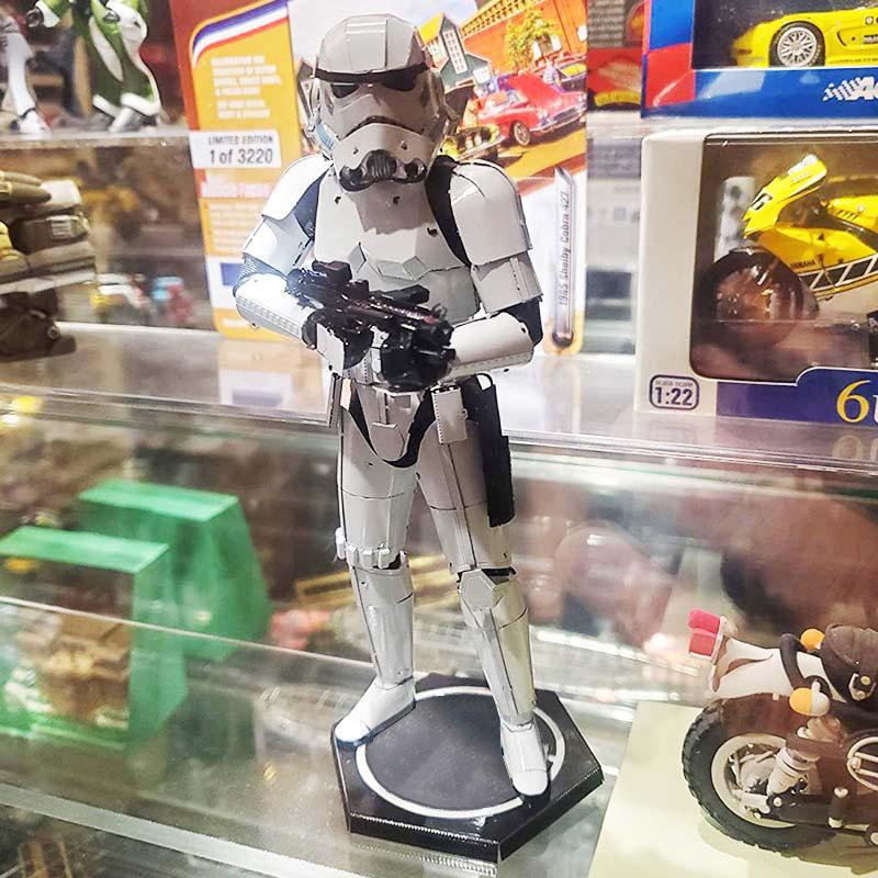 鋼鐵火星人益智玩具★ 星際大戰 - 帝國風暴兵 ★拼酷★MU藝模★3D立體金屬拼圖★DIY金屬模型-細節圖7