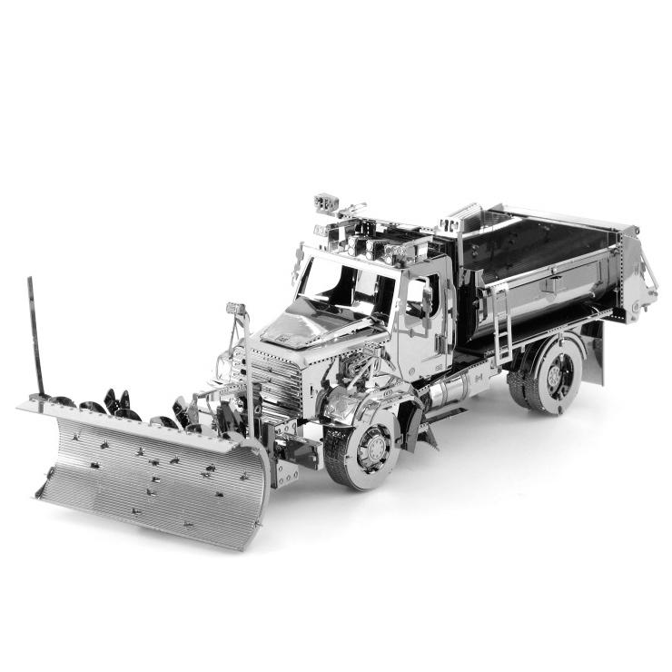 鋼鐵火星人益智玩具★ 福萊納鏟雪車 ★拼酷★MU藝模★3D立體金屬拼圖★DIY金屬模型-細節圖4