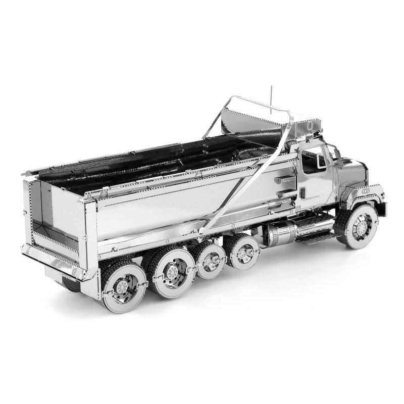 鋼鐵火星人益智玩具★ 114SD自卸卡車 ★拼酷★MU藝模★3D立體金屬拼圖★DIY金屬模型-細節圖2