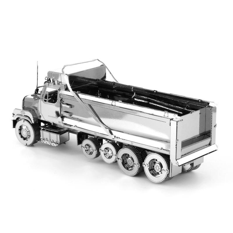 鋼鐵火星人益智玩具★ 114SD自卸卡車 ★拼酷★MU藝模★3D立體金屬拼圖★DIY金屬模型-細節圖3