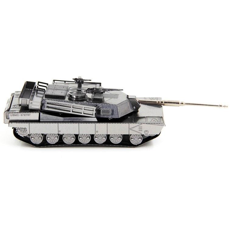 鋼鐵火星人益智玩具★ M1艾布蘭主力戰車 ★拼酷★MU藝模★3D立體金屬拼圖★DIY金屬模型-細節圖4