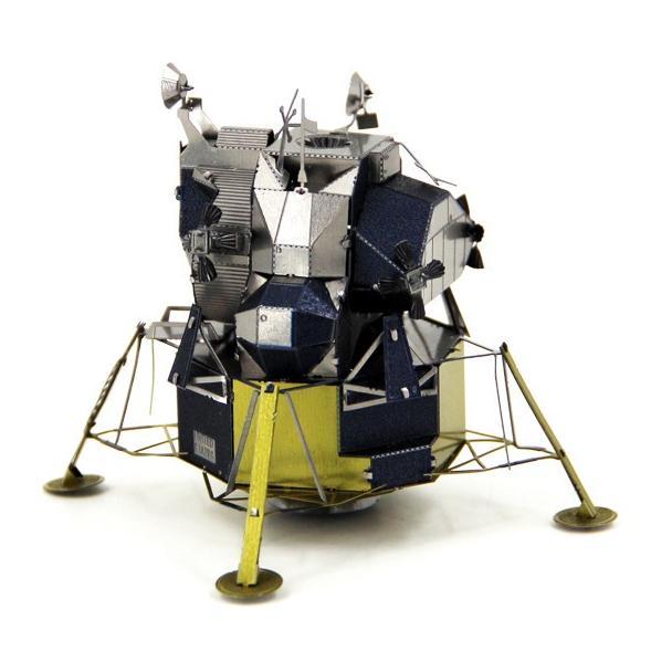 鋼鐵火星人益智玩具★ 阿波羅登月艇 ★拼酷★MU藝模★3D立體金屬拼圖★DIY金屬模型-細節圖7