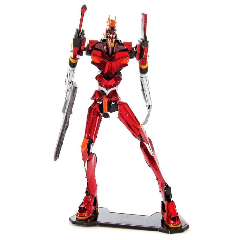 鋼鐵火星人益智玩具★ Eva 02 貳號機 ★拼酷★MU藝模★3D立體金屬拼圖★DIY金屬模型-細節圖3