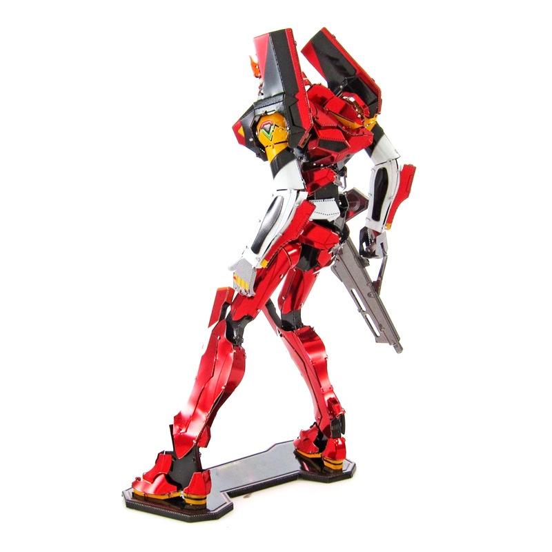 鋼鐵火星人益智玩具★ Eva 02 貳號機 ★拼酷★MU藝模★3D立體金屬拼圖★DIY金屬模型-細節圖4