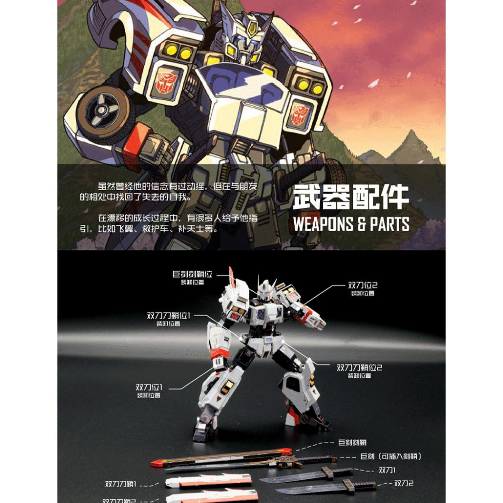 鋼鐵火星人益智玩具★變形金剛系列- 飄移 ★拼酷★MU藝模★3D立體金屬拼圖★DIY金屬模型★蝕刻片-細節圖6