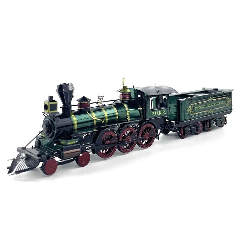 鋼鐵火星人益智玩具★荒野大鏢客火車 ★拼酷★MU藝模★3D立體金屬拼圖★DIY金屬模型-細節圖3