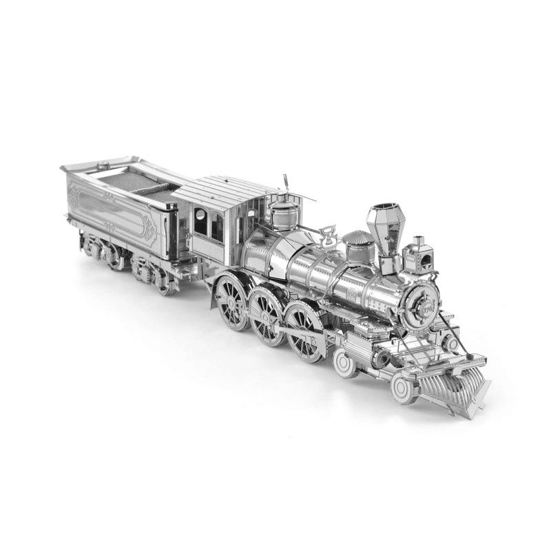 鋼鐵火星人益智玩具★荒野大鏢客火車 ★拼酷★MU藝模★3D立體金屬拼圖★DIY金屬模型-細節圖7