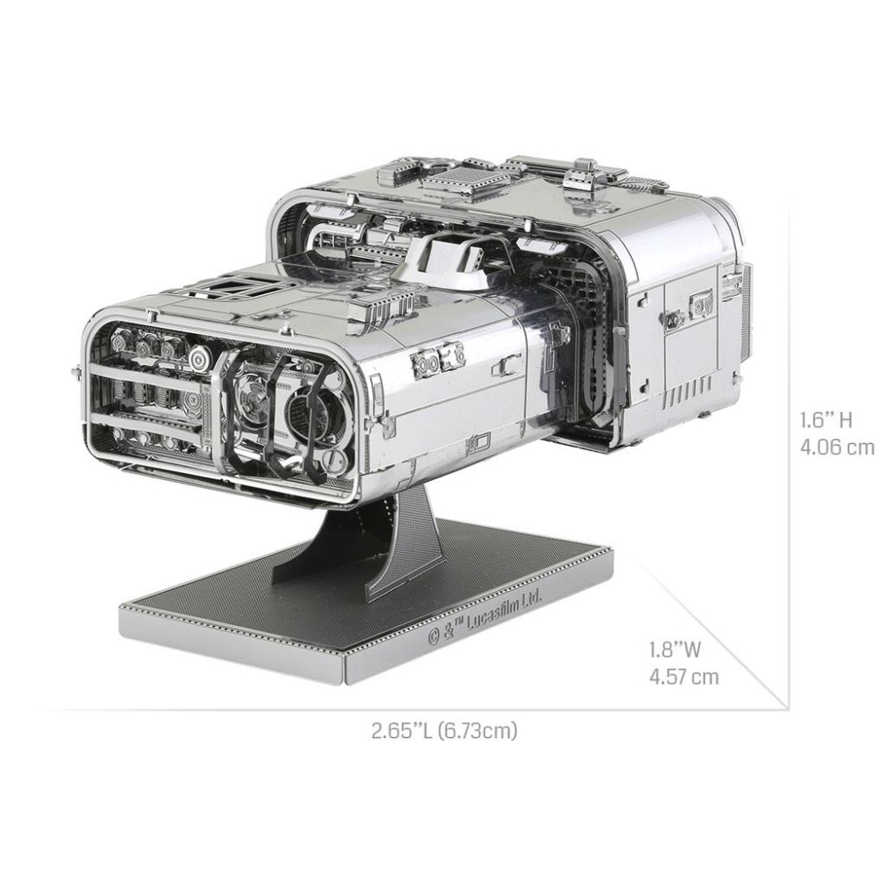 鋼鐵火星人益智玩具★ 星際大戰 MOLOCH＇S LANDSP★拼酷★MU藝模★3D立體金屬拼圖★DIY金屬模型-細節圖2