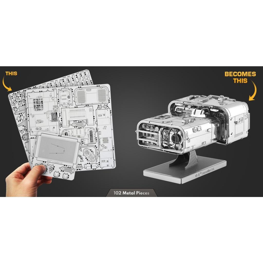 鋼鐵火星人益智玩具★ 星際大戰 MOLOCH＇S LANDSP★拼酷★MU藝模★3D立體金屬拼圖★DIY金屬模型-細節圖6