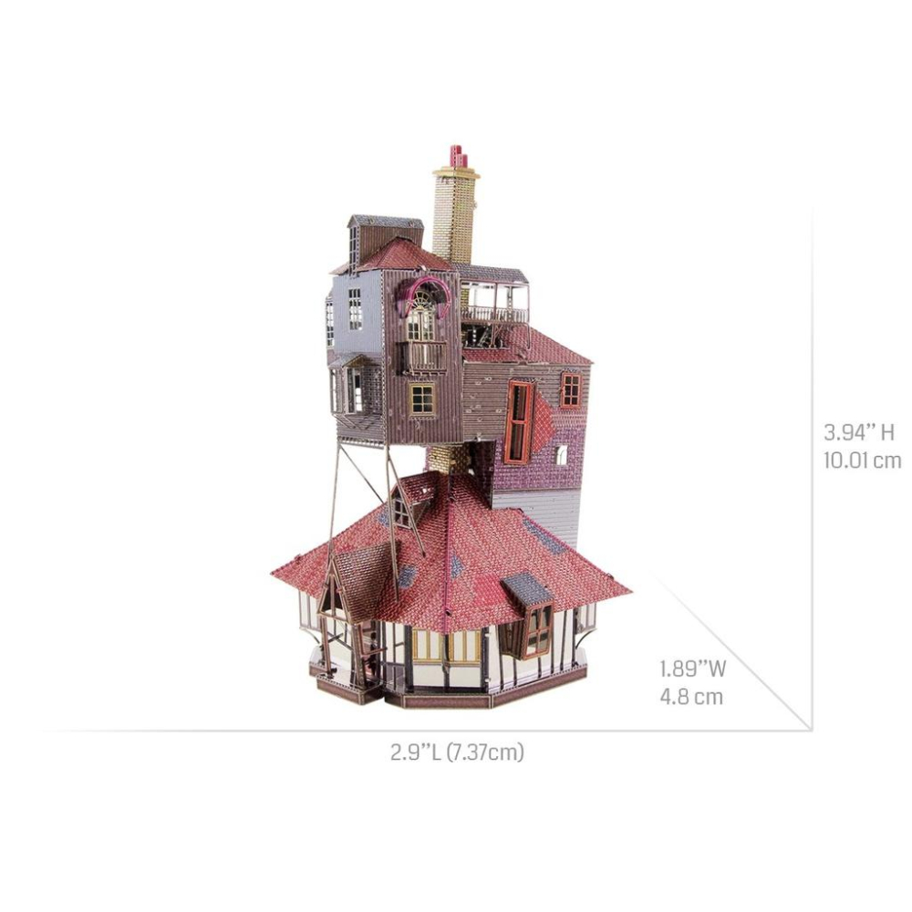 鋼鐵火星人益智玩具★ 哈利波特－－－衛斯理房子 ★拼酷★MU藝模★3D立體金屬拼圖★DIY金屬模型-細節圖2