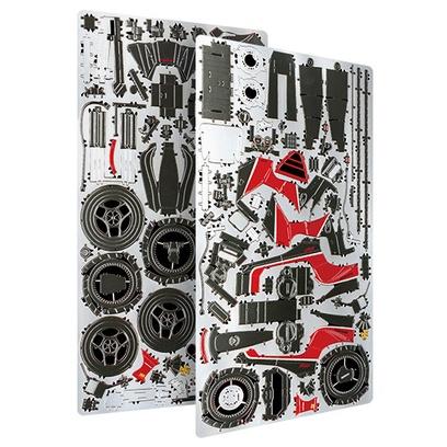 鋼鐵火星人益智玩具★  川崎GPZ900R ★拼酷★MU藝模★3D立體金屬拼圖★DIY金屬模型-細節圖7