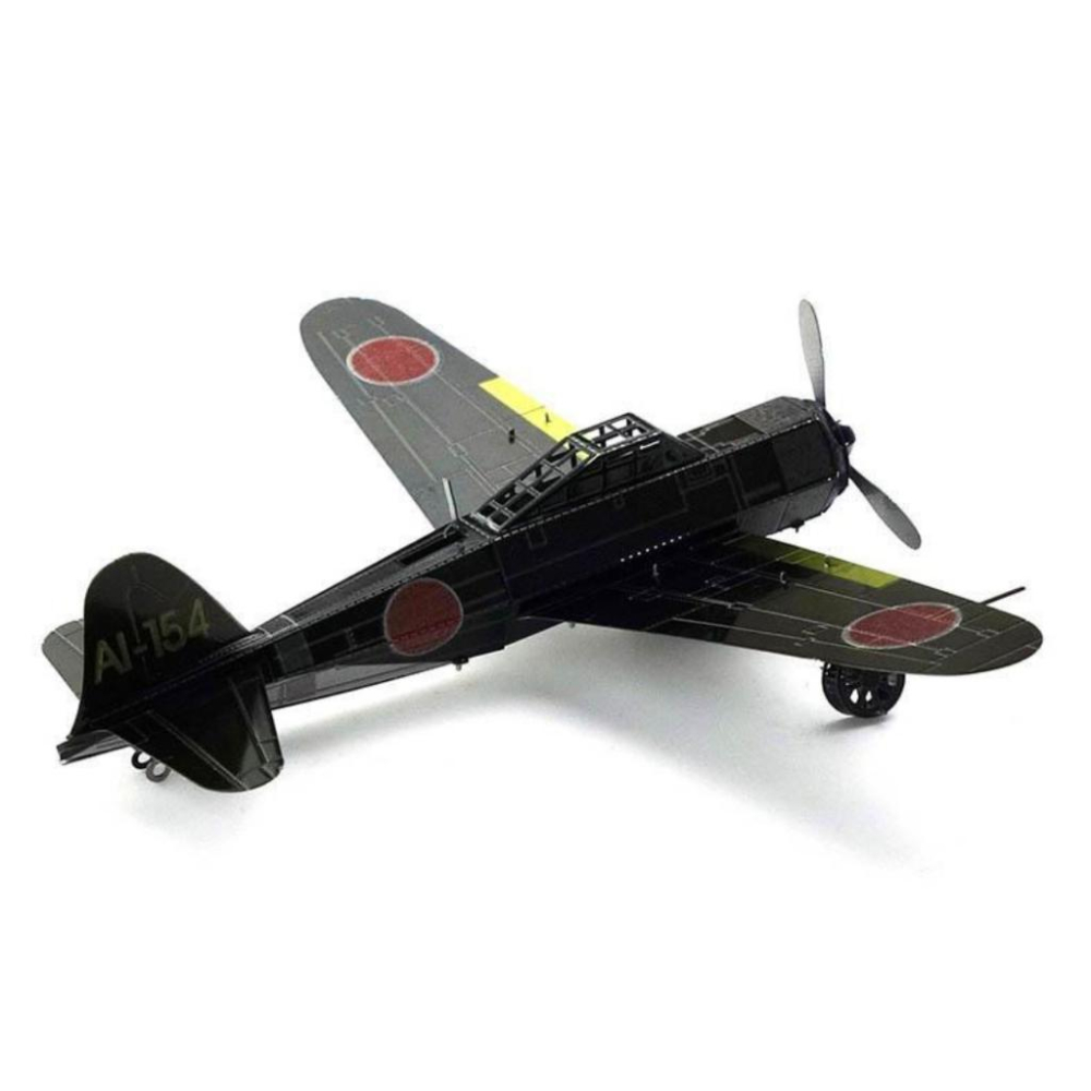 鋼鐵火星人益智玩具★ 零式戰機 ★拼酷★MU藝模★3D立體金屬拼圖★DIY金屬模型-細節圖4