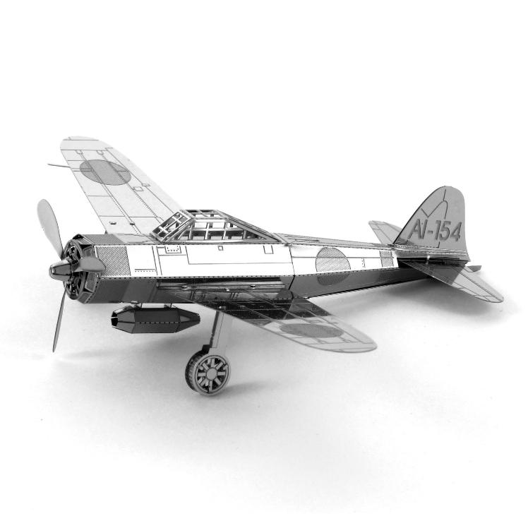 鋼鐵火星人益智玩具★ 零式戰機 ★拼酷★MU藝模★3D立體金屬拼圖★DIY金屬模型-細節圖5