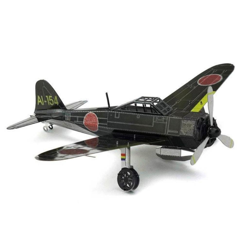 鋼鐵火星人益智玩具★ 零式戰機 ★拼酷★MU藝模★3D立體金屬拼圖★DIY金屬模型-細節圖6