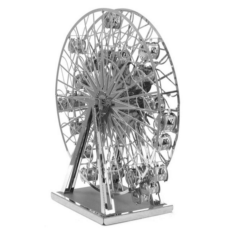 鋼鐵火星人益智玩具★ 摩天輪 ★拼酷★MU藝模★3D立體金屬拼圖★DIY金屬模型-細節圖5