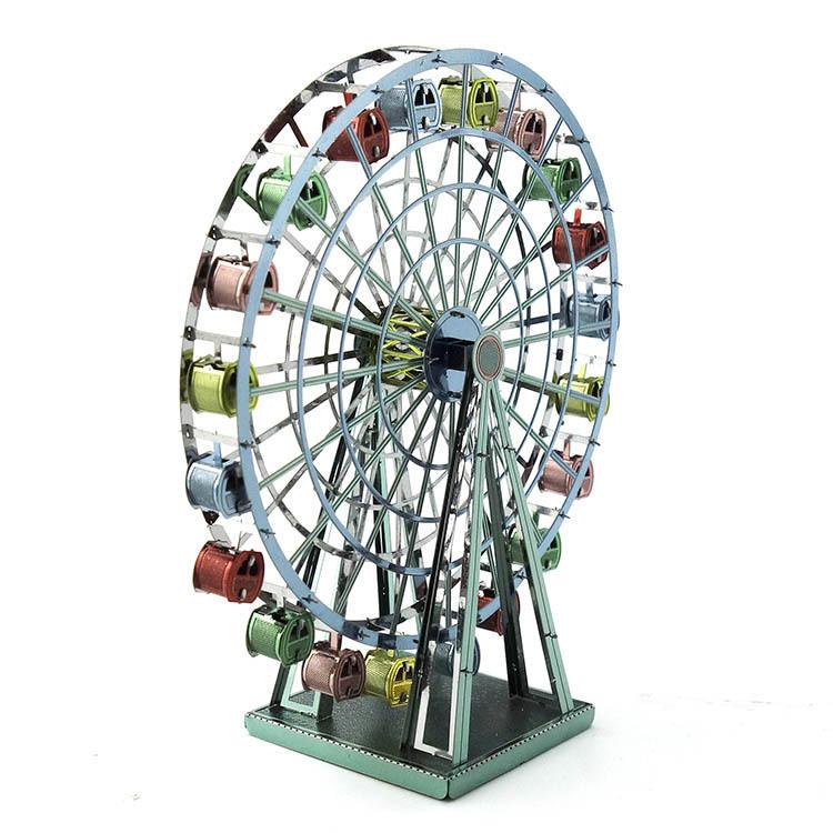 鋼鐵火星人益智玩具★ 摩天輪 ★拼酷★MU藝模★3D立體金屬拼圖★DIY金屬模型-細節圖6