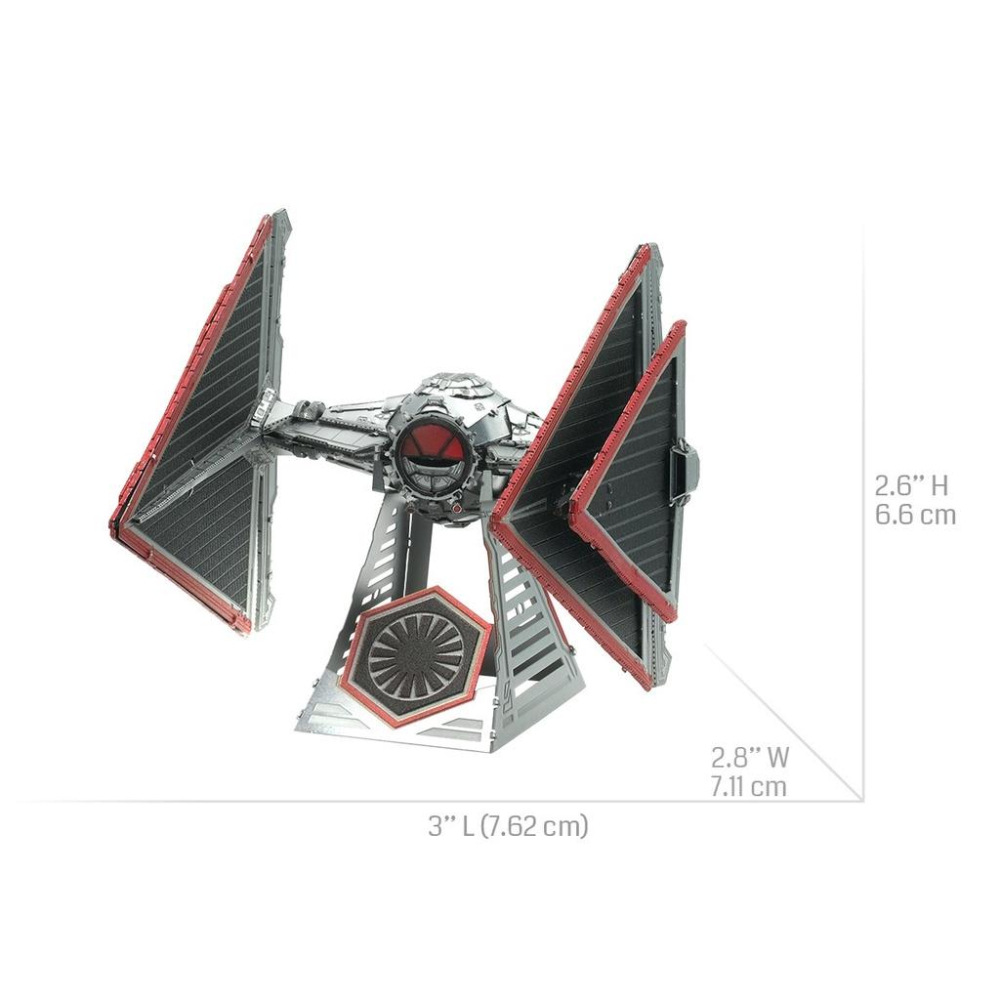 鋼鐵火星人益智玩具★ 星際大戰-西斯鈦戰機 ★拼酷★MU藝模★3D立體金屬拼圖★DIY金屬模型-細節圖5