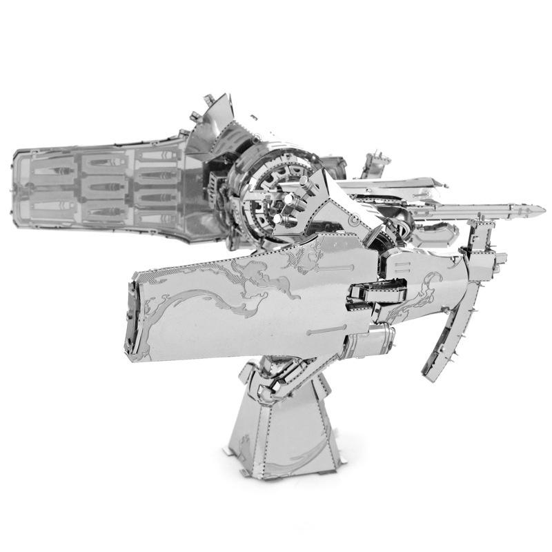 鋼鐵火星人益智玩具★ 斑鳩戰鬥機 ★拼酷★MU藝模★3D立體金屬拼圖★DIY金屬模型-細節圖2